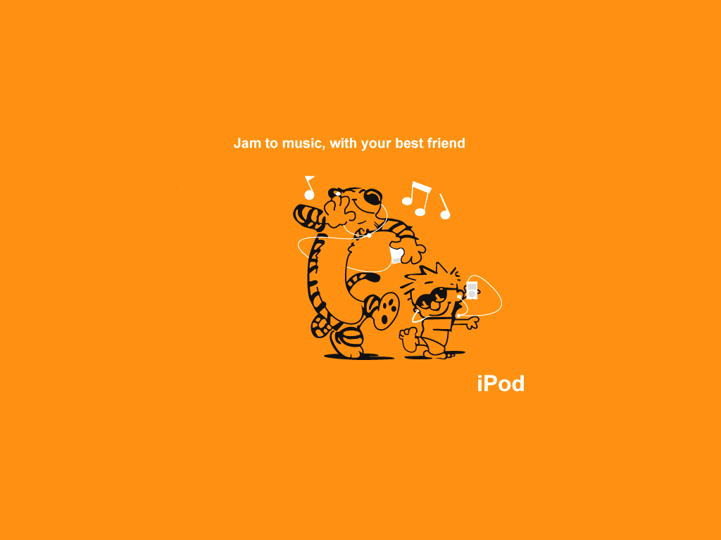 Calvin and Hobbes Ipod