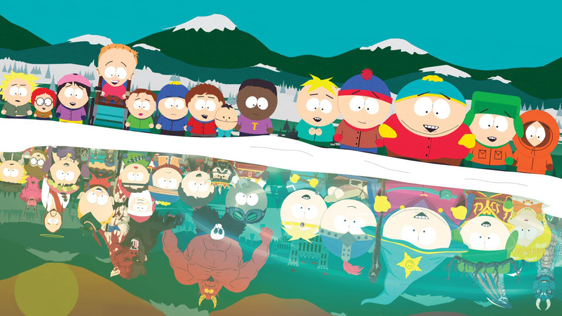 South Park cover cartoon