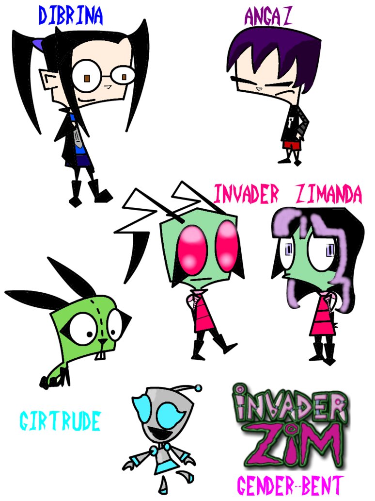 gender bending invader zim