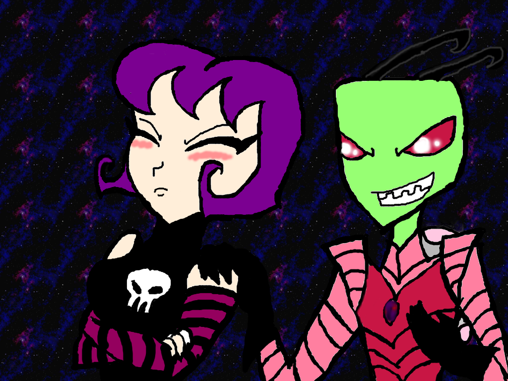 invader gaz and zim