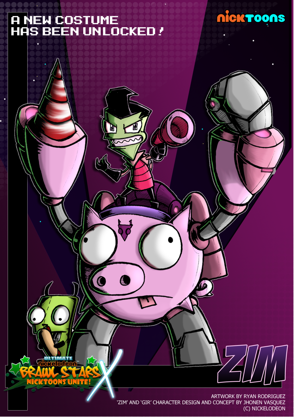 invader zim alternate costume