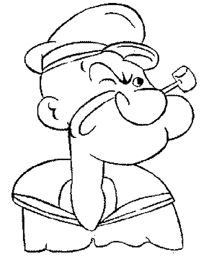 Popeye Coloring Pages