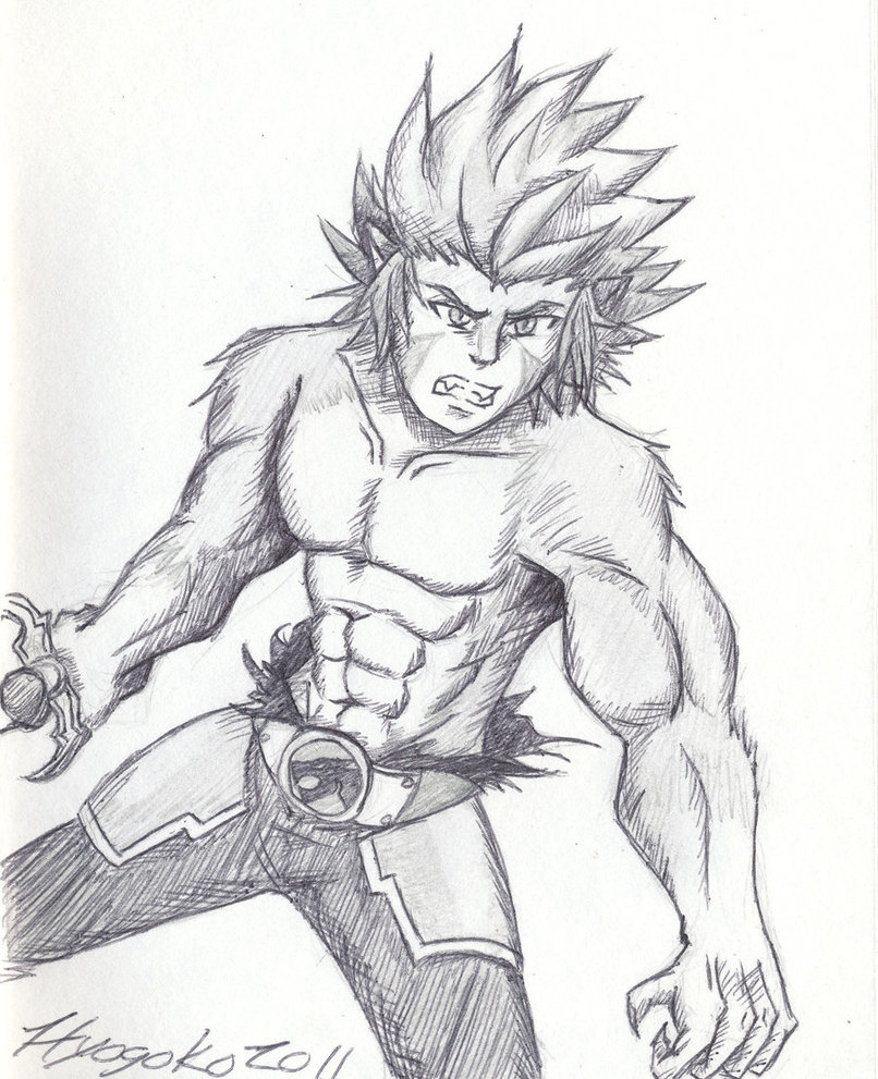 lion sketch thundercats