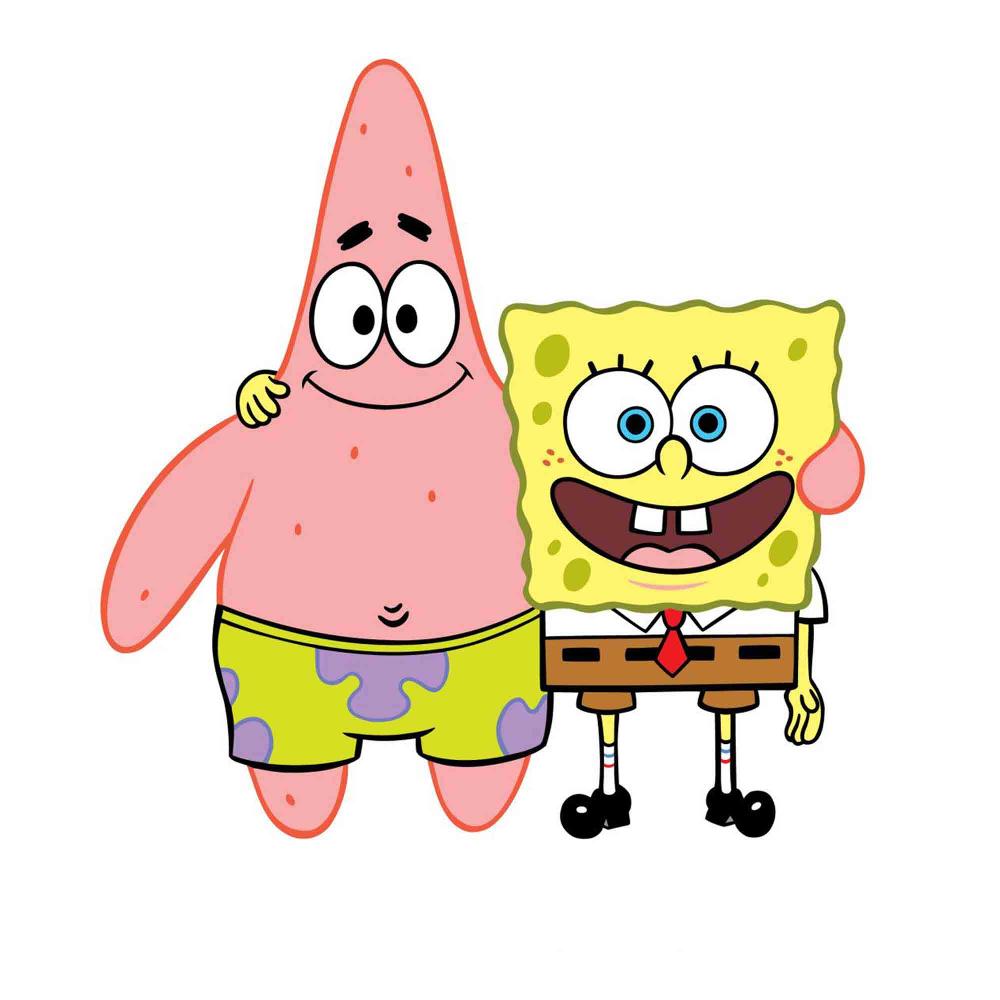 patrick star spongebob shape