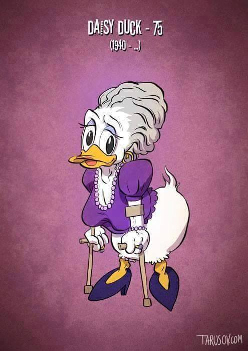 old daisy duck