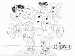 Flintstones free travel coloring