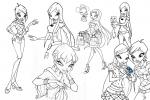 Winx Club draw free