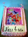 Winx birthday cake