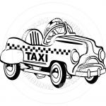 taxi cartoon