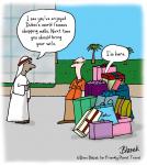 funny christmas shopping cartoons