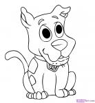 draw chibi scooby