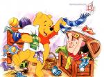 Winnie the pooh and friends famous cartoon