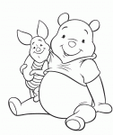 winnie piglet coloring