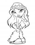 bratz coloring page