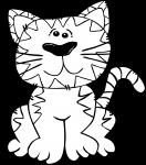 cartoon cat coloring