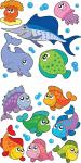 Cartoon fishes rainbow