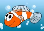 cartoon clown fish