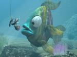 cartoon exotic fish 3d