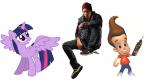 jimmy neutron twilight sparkle and delsin