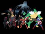 pokemon avengers concept