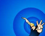 johnny bravo blue