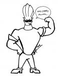 johnny bravo colourless