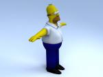 3d homer simpson