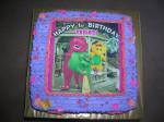 Barney birthday cake