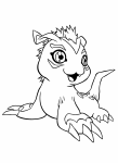 digimon coloring page