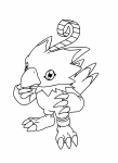 digimon coloring pages