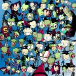 invader zim collage