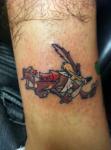 wile coyote tattoo