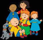 caillou coloring pages free