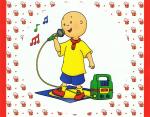 caillou sing a song